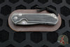 Chris Reeve Small Sebenza 31- Black Micarta Inlay- Raindrop Damascus Drop Point Blade S31-1206