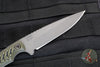 RMJ Tactical- Sparrow small EDC Knife- Dirty Olive G-10 Handle Nitro-V