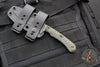 RMJ Tactical- Sparrow small EDC Knife- Dirty Olive G-10 Handle Nitro-V