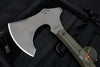RMJ Berserker- Tungsten Finished- Dirty Olive G-10 Handle