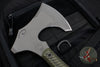 RMJ Berserker- Tungsten Finished- Dirty Olive G-10 Handle