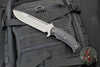 RMJ Tactical Combat Africa Fixed Blade Knife- Tungsten Finish- Black G-10 Handle