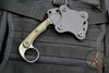 RMJ Korbin Karambit Fixed Blade EDC Knife- Dirty Olive G-10 Handle