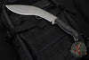 RMJ Tactical - Kukri Knife Fixed Blade- Tungsten Gray With Black G-10 Handle