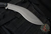 RMJ Tactical - Kukri Knife Fixed Blade- Tungsten Gray With Black G-10 Handle