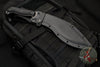 RMJ Tactical - Kukri Knife Fixed Blade- Tungsten Gray With Black G-10 Handle