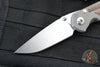 Chris Reeve Small Inkosi- Natural Canvas Micarta- Drop Point S45VN Blade SIN-1014