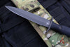 Spartan Blades - Harsey Dagger Fixed Blade Knife- Black Handle- Black Blade- Multicam Nylon Sheath SB49BKBKNLMC