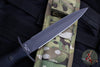 Spartan Blades - Harsey Dagger Fixed Blade Knife- Black Handle- Black Blade- Multicam Nylon Sheath SB49BKBKNLMC