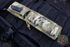 Spartan Blades Horkos Fixed Blade- Black Handle- FDE Handle Scale-Multicam Molle Sheath SB4DEBKNLMC