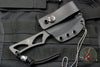 Spartan Blades Enyo Fixed Blade Knife Black with Black Sheath