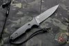 Spartan Blades - Spartan Harsey Tactical Trout Fixed Blade Black with Black Micarta Handle and Black Kydex Sheath