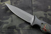 Spartan Blades - Spartan Harsey Tactical Trout Fixed Blade Black with Black Micarta Handle and Black Kydex Sheath