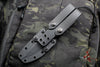 Spartan Blades - Spartan Harsey Tactical Trout Fixed Blade Black with Black Micarta Handle and Black Kydex Sheath
