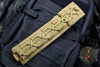 Spartan Blades - Spartan Harsey Tactical Trout Fixed Blade FDE Blade with Camo Micarta Handle and Tan Molle Sheath