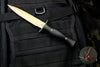 Spartan Blades Spartan-Harsey Dagger Fixed Blade Knife FDE with Black Handle Tan Nylon Sheath SB49DEBKNLTN