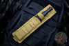 Spartan Blades Spartan-Harsey Dagger Fixed Blade Knife FDE with Black Handle Tan Nylon Sheath SB49DEBKNLTN