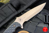 Spartan Blades Ares Fixed Blade FDE with Black Handle and Black Molle Sheath