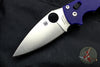 Spyderco Manix 2 Dark Blue G-10 with Satin CPM-S110V Steel Folder C101GPDBL2
