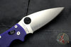 Spyderco Manix 2 Dark Blue G-10 with Satin CPM-S110V Steel Folder C101GPDBL2