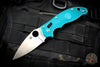 Spyderco Manix 2 Blue Lightweight FRCP with Satin CPM-SPY27 Steel Folder C101PCBL2