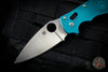 Spyderco Manix 2 Blue Lightweight FRCP with Satin CPM-SPY27 Steel Folder C101PCBL2