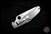 Spyderco Endura- Stainless Steel Handle- Satin Plain Edge Blade C10P