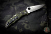 Spyderco Endura Zome Green Handle Satin Flat Ground Lockback Knife C10ZFPGR
