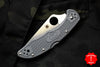 Spyderco Delica Gray Handle VG-10 Satin Flat Ground Lockback Knife C11FPGY