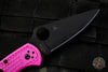 Spyderco Delica Pink Handle Black Flat Ground S30V Blade C11FPPNS30VBK