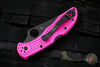Spyderco Delica Pink Handle Black Flat Ground S30V Blade C11FPPNS30VBK