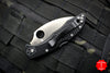 Spyderco Delica Folding Knife Wharncliffe Satin Blade Black FRN Handle C11FPWCBK