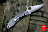 Spyderco Delica Stainless Steel Handle VG-10 Full Serrated Satin Flat Ground Lockback Knife C11S