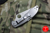 Spyderco Delica Stainless Steel Handle VG-10 Full Serrated Satin Flat Ground Lockback Knife C11S