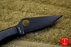 Spyderco HoneyBee Slipjoint Black Stainless Steel Handle and Blade C137BKP