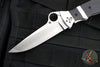 Spyderco Vallotton Sub-Hilt- black G-10 Satin Hollow Ground Knife C149GP