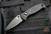 Spyderco Autonomy 2 Black G-10 Automatic Black LC200N Full Serrated Drop Point Blade C165GSBBK2