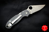 Spyderco Para 3 Folder- Dark Gray G-10 Handle- Stonewash Maxamet Steel C223GPDGY