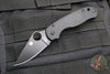 Spyderco Para 3 Lightweight Black Folder with Black Plain Edge C223PBBK