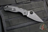 Spyderco Para 3 Lightweight Black Folder with Black Plain Edge C223PBBK