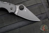 Spyderco Para 3 Lightweight Black Folder with Black Plain Edge C223PBBK