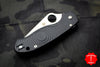 Spyderco Para 3 Lightweight Folder- Black FRN Handle- Satin Plain Edge C223PBK