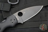 Spyderco Shaman Black G-10 Handle Black Drop Point Compression Lock Knife C229GPBK