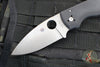 Spyderco Shaman- Black G-10 Handle- Satin Saber Ground Blade- Compression Lock Knife C229GP