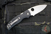 Spyderco Shaman- Black G-10 Handle- Satin Saber Ground Blade- Compression Lock Knife C229GP