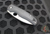 Spyderco Shaman- Black G-10 Handle- Satin Saber Ground Blade- Compression Lock Knife C229GP