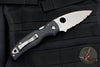 Spyderco Shaman- Black G-10 Handle- Satin Serrated Saber Ground Compression Lock Knife C229GS