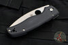 Spyderco Shaman- Black G-10 Handle- Satin Serrated Saber Ground Compression Lock Knife C229GS