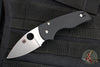 Spyderco Lil' Native- Black G-10 Handle- Satin Flat Ground Blade C230GP