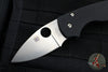 Spyderco Lil' Native- Black G-10 Handle- Satin Flat Ground Blade C230GP